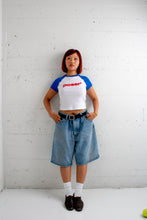 Load image into Gallery viewer, BLUE BABY RIB TEE
